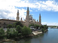 Pilar cathedral en de Ebro
